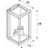 QUADRULO SENSOR LAMP SET, WL, Wandaufbauleuchte, Inkl. ST64 E27, PHASE, 2700 K, 320°, anthrazit