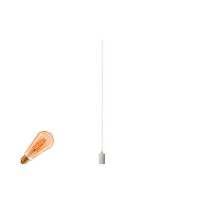 SLV FITU LAMP SET, PD, 1~ Pendelleuchte, E27, 2500 K, PHASE, 320°, weiß