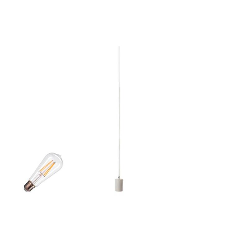 SLV FITU LAMP SET, PD, 1~ Pendelleuchte, E27, 2700 K, PHASE, 320°, weiß