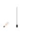 FITU LAMP SET, PD, RIBBED, 1~ Pendelleuchte, E27, 2700 K, PHASE, 320°, schwarz