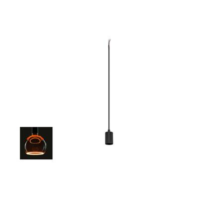 SLV FITU LAMP SET, PD, RIBBED, DECKENROSETTE, Pendelleuchte, E27, 1900 K, PHASE, 330°, schwarz