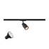 PURI 2.0 LAMP SET, Tube, 1~ Spot, INKL. PAR16 GU10, 2700 K, GU10, 1 x 6 W, PHASE, 38°, schwarz