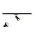 PURI 2.0 LAMP SET, Cone, 1~ Spot, INKL. PAR16 GU10, 2700 K, GU10, 1 x 6 W, PHASE, 38°, schwarz