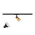 PURI 2.0 LAMP SET, Cone, 1~ Spot, INKL. PAR16 GU10, 2700 K, GU10, 1 x 6 W, PHASE, 38°, schwarz / goldfarben