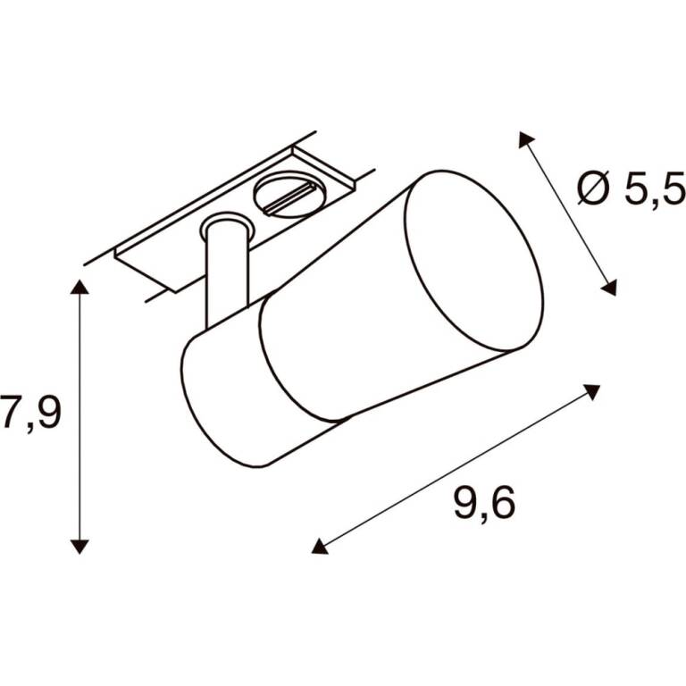 SLV PURI 2.0 LAMP SET, Cone, 1~ Spot, INKL. PAR16 GU10, 2700 K, GU10, 1 x 6 W, PHASE, 38°, weiß