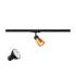 PURI 2.0 LAMP SET, Dome, 1~ Spot, INKL. PAR16 GU10, 2700 K, GU10, 1 x 6 W, PHASE, 38°, schwarz / goldfarben