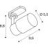 PURI 2.0 LAMP SET, Tube, 3~ Spot, INKL. PAR16 GU10, 2700 K, GU10, 1 x 6 W, PHASE, 38°, weiß