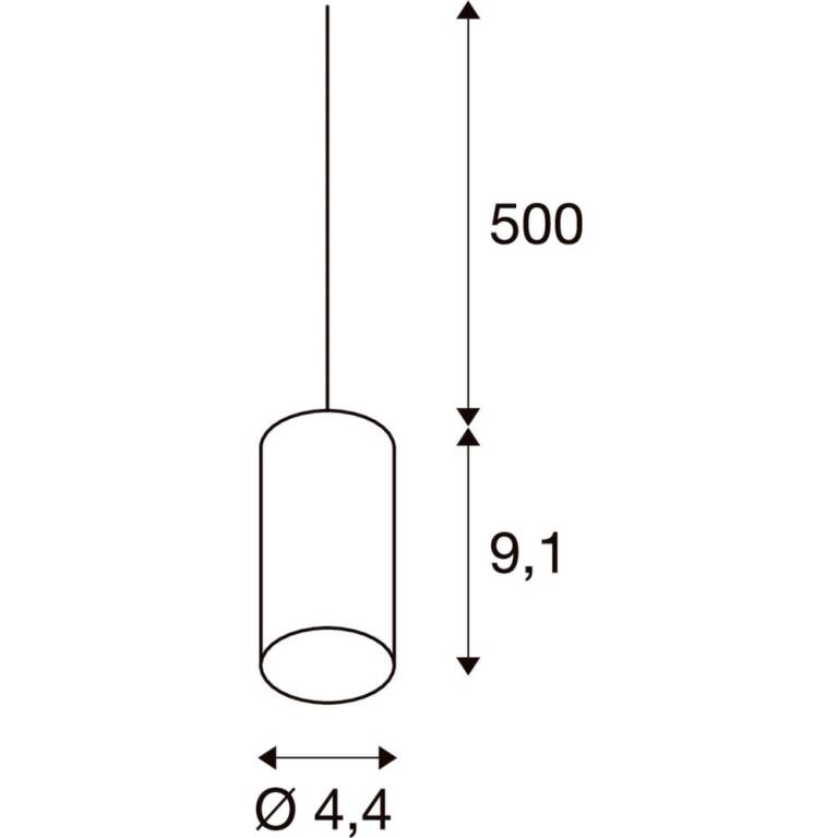 SLV FITU LAMP SET, PD, INKL. E27 LAMPE UND 3PH. ADAPTER, 3~ Pendelleuchte, Pendellänge: 500 cm, 2500 K, E27, 1 x 15 W, 7,5 W, PHASE, 320 °, weiß