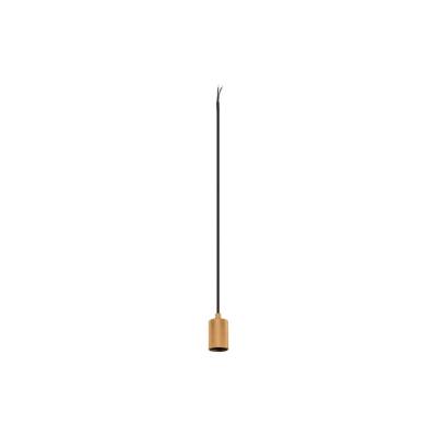 SLV FITU LAMP SET, PD, RIBBED, INKL. E27 LAMPE UND 3-PHASEN ADAPTER, 3~ Pendelleuchte, Pendellänge: 500 cm, 1900 K, Globe 150, 1 x 15 W, 6 W, 330°, gold