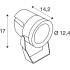 PL-BEAM PRO S, SP, DALI, Wand- und Deckenaufbauleuchte, 2200 K, 12 W, 23°, anthrazit