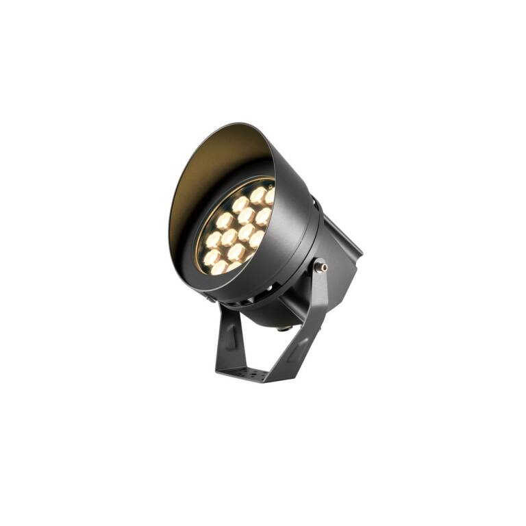 SLV PL-BEAM PRO M, SP, DALI, ASYMMETRISCH, Wand- und Deckenaufbauleuchte, 3000 K, 26 W, 25°, anthrazit