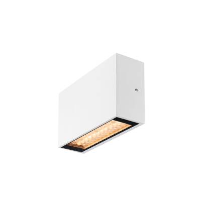 SLV QUADRASYL PRO, WL, UP/DOWN, DALI, Wandaufbauleuchte, 2200 K / 2700 K, 12 W, 23°, weiß