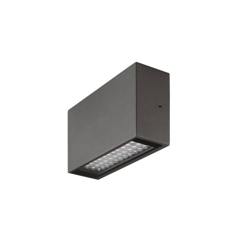 SLV QUADRASYL PRO, WL, EINZEL, DALI, ASYM, Wandaufbauleuchte, 2200 K / 2700 K, 12 W, 138°, anthrazit