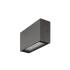 QUADRASYL PRO, WL, EINZEL, DALI, ASYM, Wandaufbauleuchte, 2200 K / 2700 K, 12 W, 138°, anthrazit