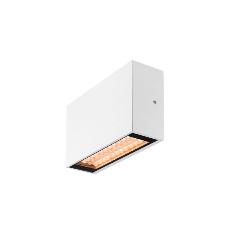 SLV QUADRASYL PRO, WL, EINZEL, DALI, ASYM, Wandaufbauleuchte, 2200 K / 2700 K, 12 W, 138°, weiß