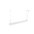 GLENOS® 2.0, PD, 1,2M, DALI, UGR19, Pendelleuchte, Pendellänge: 200 cm, 3000 K, 38 W, 80°, weiß