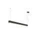 GLENOS® 2.0, PD, 1,2M, DALI, UGR19, Pendelleuchte, Pendellänge: 200 cm, 3000 K, 38 W, 80°, schwarz