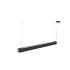 GLENOS® 2.0, PD, 1,2M, DALI, UGR19, Pendelleuchte, Pendellänge: 200 cm, 3000 K, 38 W, 80°, schwarz