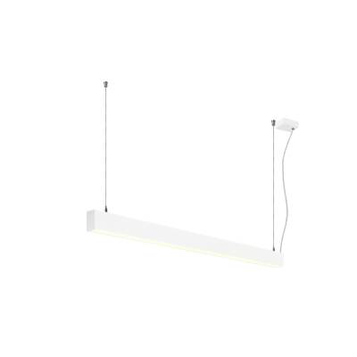SLV GLENOS® 2.0, PD, 1,2M, DALI, UGR19, Pendelleuchte, Pendellänge: 200 cm, 4000 K, 38 W, 80°, weiß