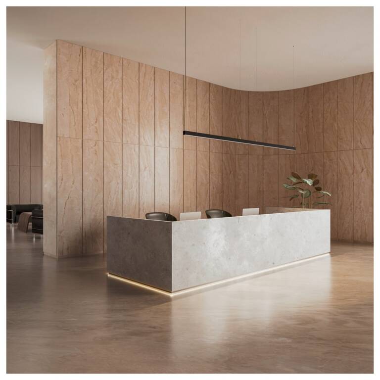 SLV GLENOS® 2.0, PD, 1,5M, DALI, UGR19, Pendelleuchte, Pendellänge: 200 cm, 4000 K, 46 W, 80°, weiß