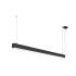 GLENOS® 2.0, PD, 1,5M, DALI, UGR19, Pendelleuchte, Pendellänge: 200 cm, 4000 K, 46 W, 80°, schwarz