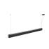 GLENOS® 2.0, PD, 1,5M, DALI, UGR19, Pendelleuchte, Pendellänge: 200 cm, 4000 K, 46 W, 80°, schwarz
