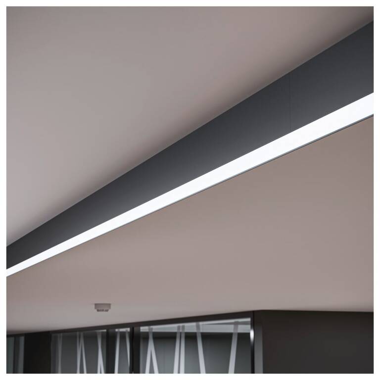 SLV GLENOS® 2.0, CL, 1,2M, DALI, UGR22, Deckenaufbauleuchte, 3000 K, 17 W, weiß