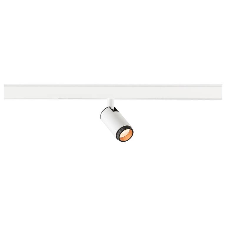 SLV GRIP! S MINI, 48V Spot, DALI, SHORT, Standard Track, 2700 K, 4,2 W, 29°, schwarz / goldfarben