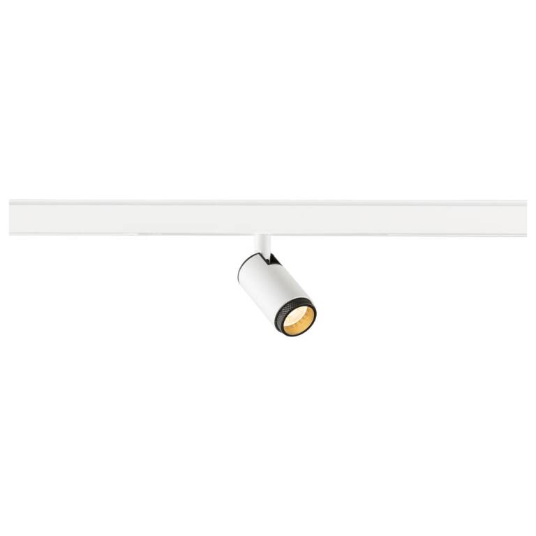 SLV GRIP! S MINI, 48V Spot, DALI, SHORT, Standard Track, 3000 K, 4,2 W, 29°, schwarz / goldfarben