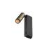 GRIP! S, WL, EIN/AUS-SCHALTER, Wandaufbauleuchte, 2700 K, 4,6 W, 29°, bronze / schwarz