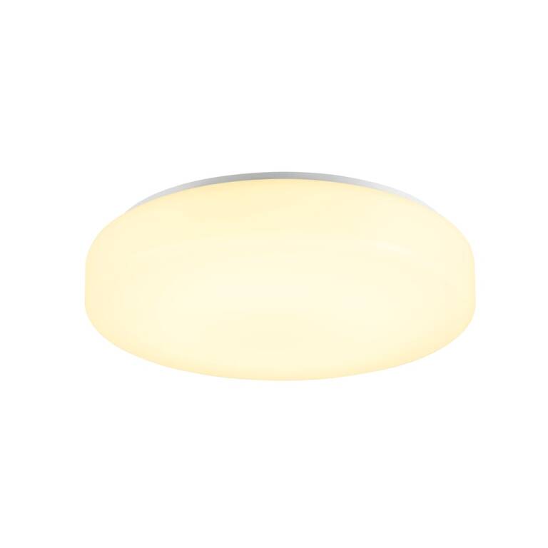 SLV LIPSY® 2.0 40, CW, DRUM, Wand- und Deckenaufbauleuchte, 3000 K / 4000 K, 9/18 W, 120°, weiß / milchig