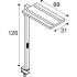 WORKLIGHT, TL, Tischleuchte, 4000 K, 79 W, Touch, grau