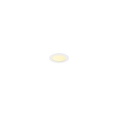 SLV SENSER 2.0 12, RL, rund, PHASE, Deckeneinbauleuchte, 3000 K / 4000 K, 8 W, 90°, weiß