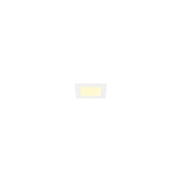 SLV SENSER 2.0 12, RL, eckig, PHASE, Deckeneinbauleuchte, 3000 K / 4000 K, 8,4 W, 90°, weiß