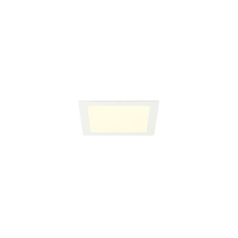 SLV SENSER 2.0 24, RL, eckig, PHASE, Deckeneinbauleuchte, 3000 K / 4000 K, 20 W, 90°, weiß