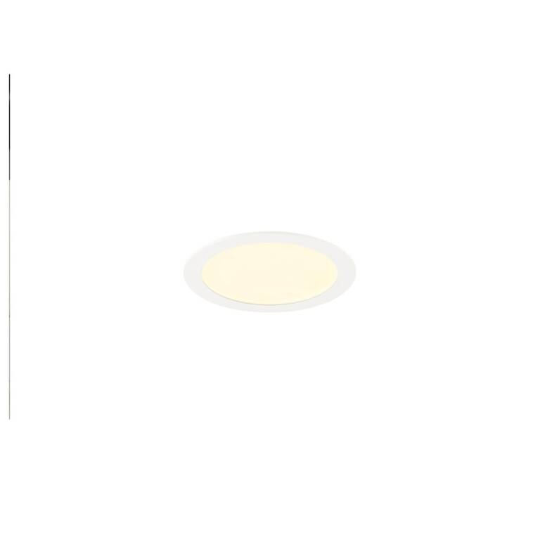 SLV SENSER 2.0 24, RL, rund, DALI, Deckeneinbauleuchte, 3000 K / 4000 K, 18 W, 90°, weiß