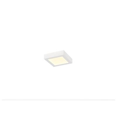 SLV SENSER 2.0 18, CW, eckig, PHASE, Wand- und Deckenaufbauleuchte, 3000 K / 4000 K, 14 W, 90°, weiß