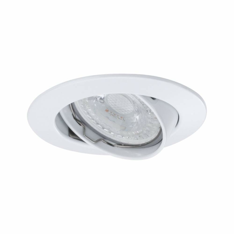 Paulmann Einbauleuchte Premium Line 230V IP23 Ø 83mm GU10 schwenkbar Weiß