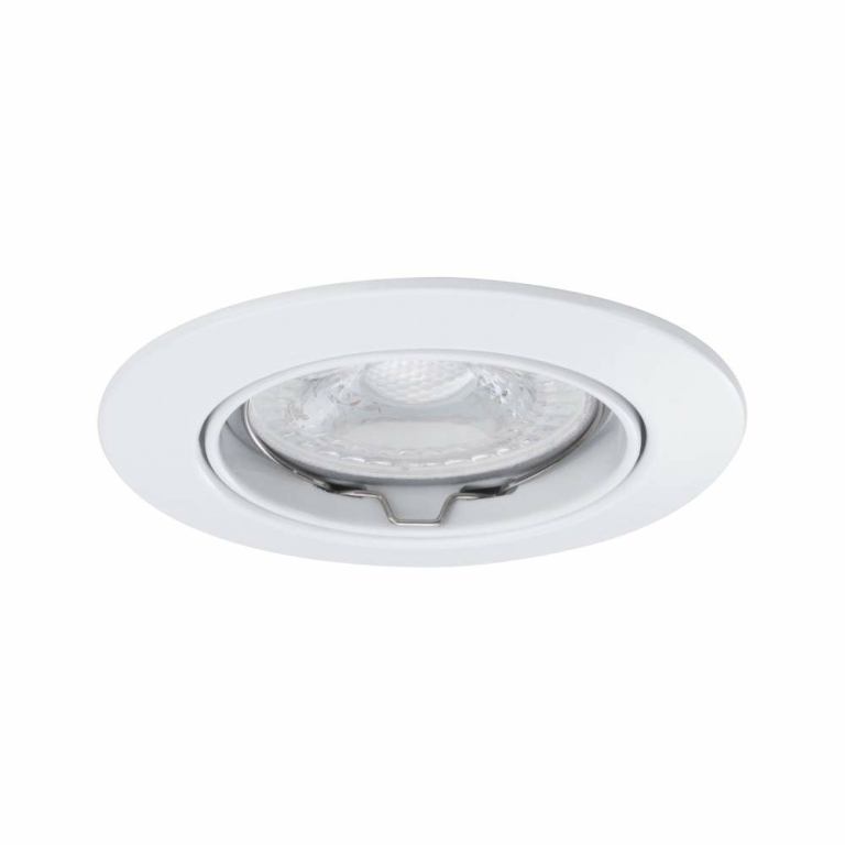 Paulmann Einbauleuchte Premium Line 230V IP23 Ø 83mm GU10 schwenkbar Weiß