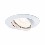 Einbauleuchte Premium Line 230V IP23 Ø 83mm GU10 schwenkbar Weiß