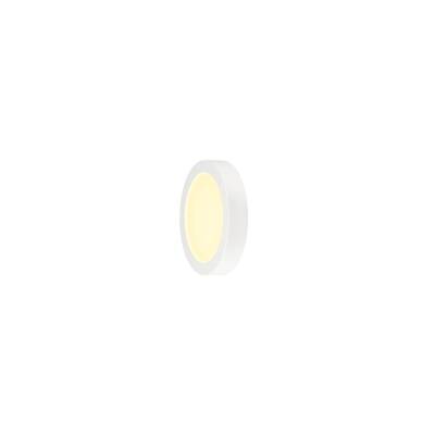 SLV SENSER 2.0 24, CW, rund, PHASE, Wand- und Deckenaufbauleuchte, 3000 K / 4000 K, 23 W, 90°, weiß