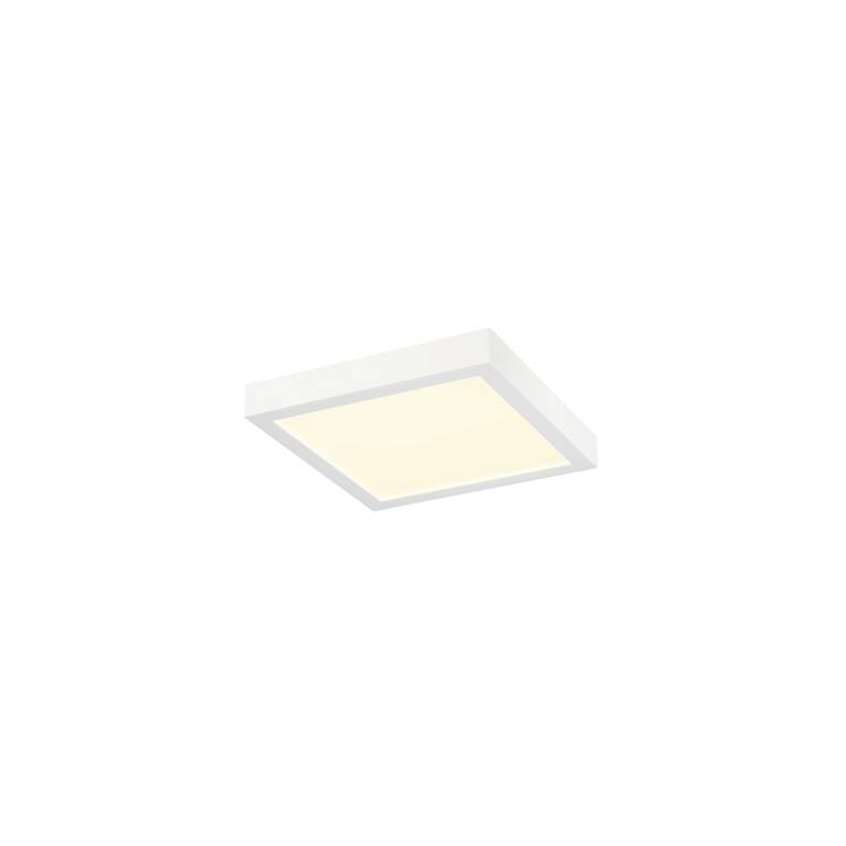 SLV SENSER 2.0 30, CW, eckig, PHASE, Wand- und Deckenaufbauleuchte, 3000 K / 4000 K, 28 W, 90°, weiß