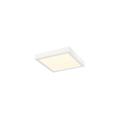 SLV SENSER 2.0 30, CW, eckig, PHASE, Wand- und Deckenaufbauleuchte, 3000 K / 4000 K, 28 W, 90°, weiß