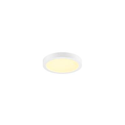 SLV SENSER 2.0 30, CW, rund, DALI, Wand- und Deckenaufbauleuchte, 3000 K / 4000 K, 27 W, 90°, weiß