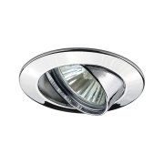 Einbauleuchte Premium Line 230V IP23 Ø 83mm GU10 schwenkbar Chrom