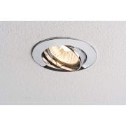 Einbauleuchte Premium Line 230V IP23 Ø 83mm GU10 schwenkbar Chrom
