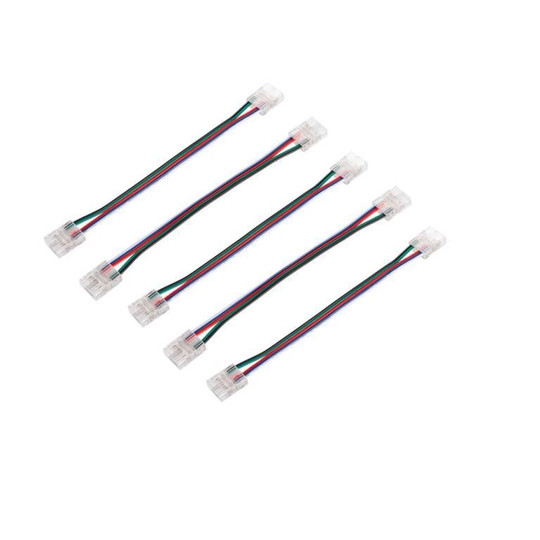 SLV LEDSTRIP VERBINDER COB, KABEL RGBW S, klar