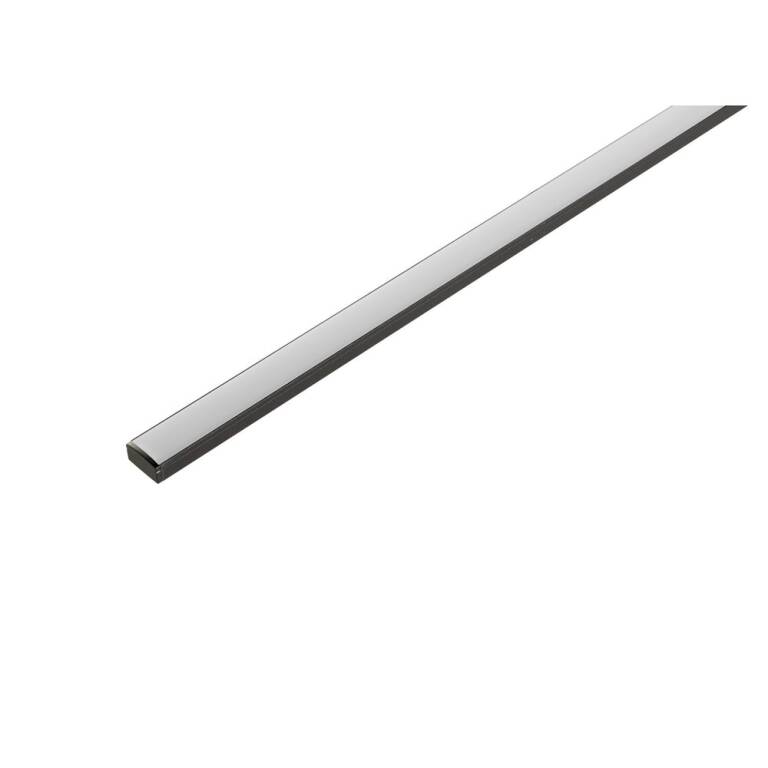 SLV LEDSTRIP PROFIL AUFBAU FLACH, S, schwarz