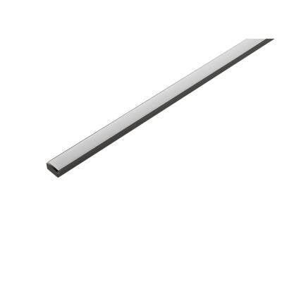 SLV LEDSTRIP PROFIL AUFBAU FLACH, S, schwarz