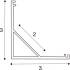 LEDSTRIP PROFIL ECKIG, M, weiß